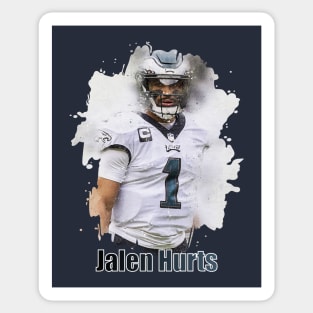 JALEN HURTS IN WATERCOLOR PAINTING Sticker